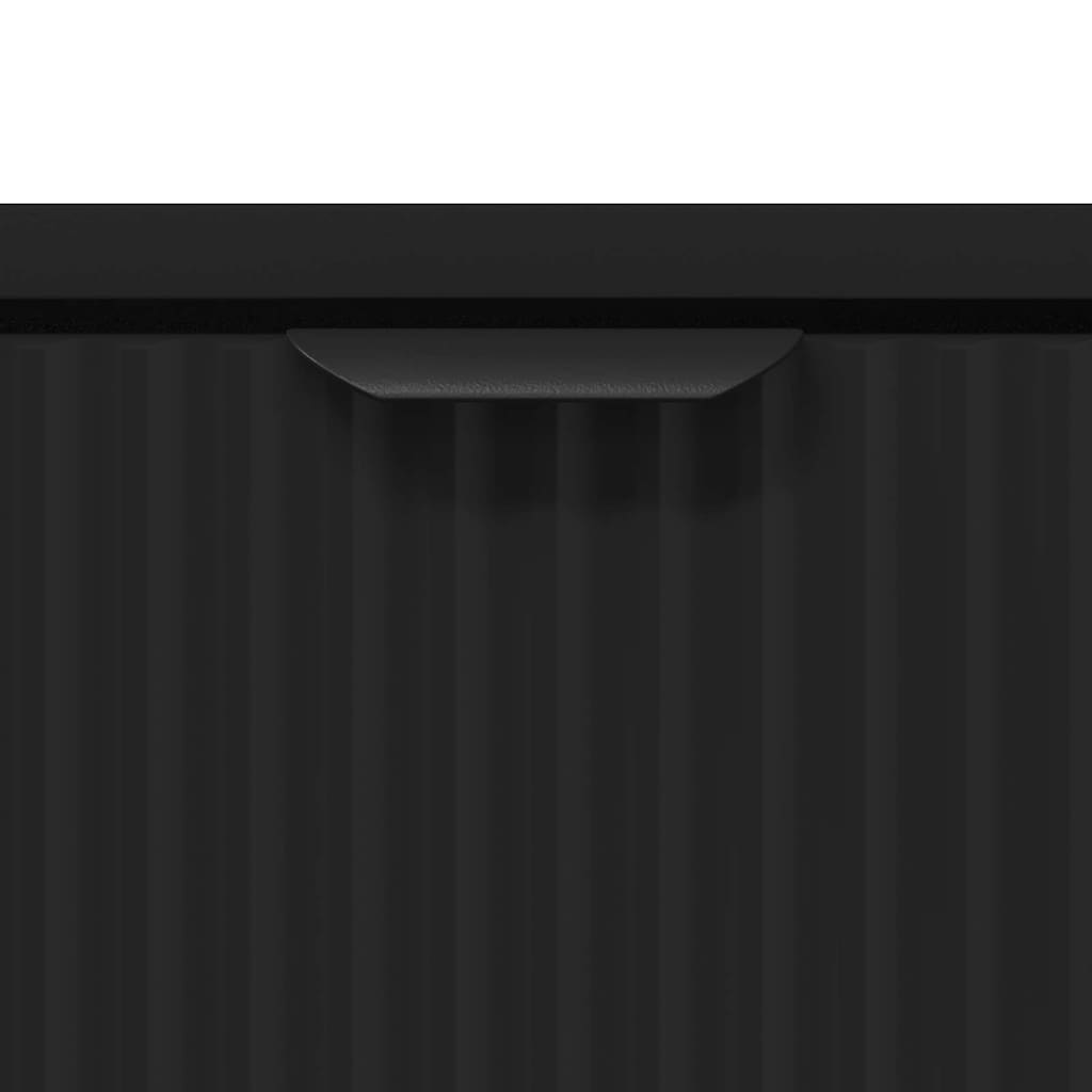 Couchtisch Schwarz 90 x 49 x 46 cm Holzwerkstoff