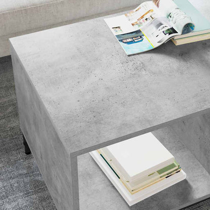 Couchtisch Betongrau 90 x 49 x 46 cm Holzwerkstoff