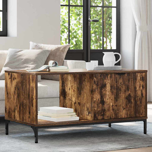 Couchtisch Räuchereiche 90 x 49 x 46 cm Holzwerkstoff