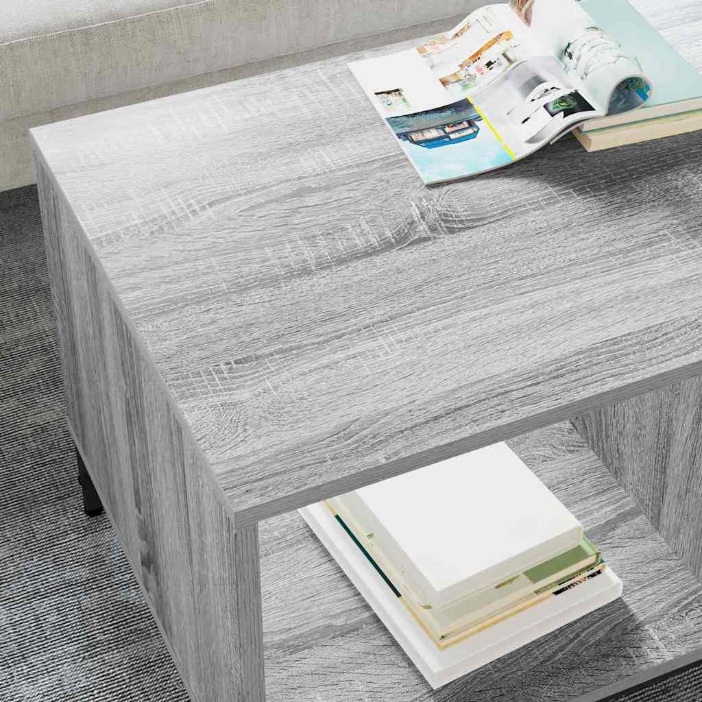 Couchtisch Grau Sonoma 90 x 49 x 46 cm Holzwerkstoff