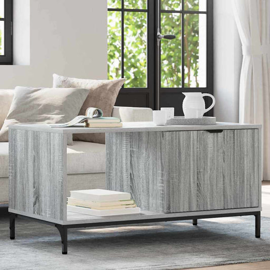 Couchtisch Grau Sonoma 90 x 49 x 46 cm Holzwerkstoff