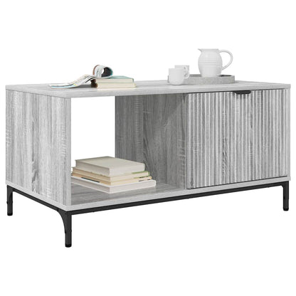 Couchtisch Grau Sonoma 90 x 49 x 46 cm Holzwerkstoff