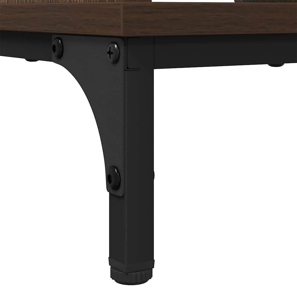 Couchtisch Braune Eiche 90 x 49 x 46 cm Holzwerkstoff