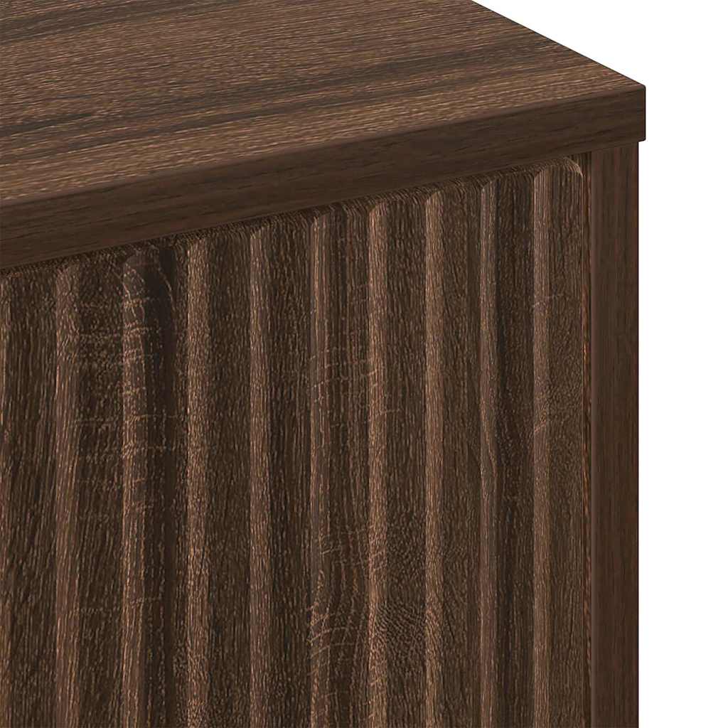Couchtisch Braune Eiche 90 x 49 x 46 cm Holzwerkstoff