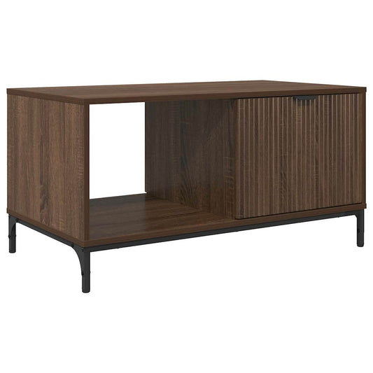 Couchtisch Braune Eiche 90 x 49 x 46 cm Holzwerkstoff