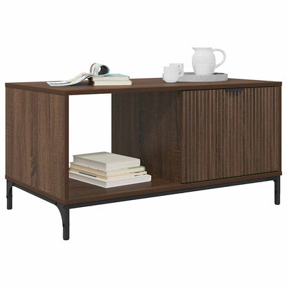 Couchtisch Braune Eiche 90 x 49 x 46 cm Holzwerkstoff