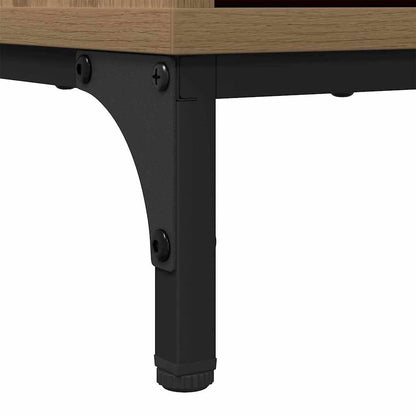 Sideboard Artisan-Eiche 89,5 x 33 x 82 cm Holzwerkstoff