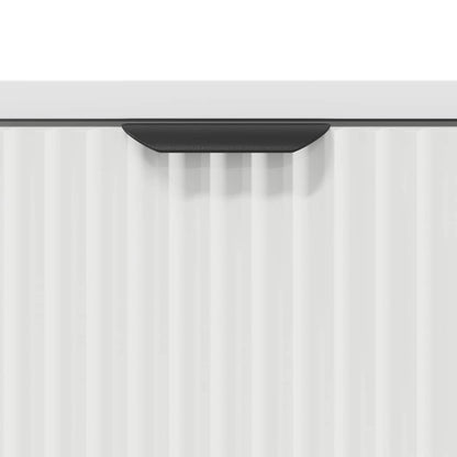 Nachttisch mit Schubladen Weiß 63,5 x 36 x 61 cm Holzwerkstoff