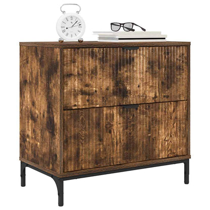 Nachttisch Räuchereiche 63,5 x 36 x 61 cm Holzwerkstoff