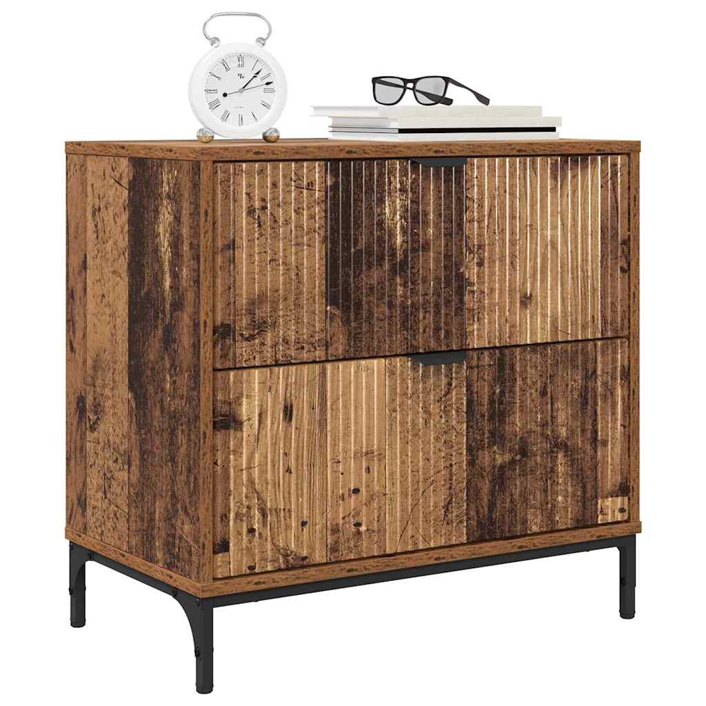 Nachttisch Altholz 63,5 x 36 x 61 cm Holzwerkstoff