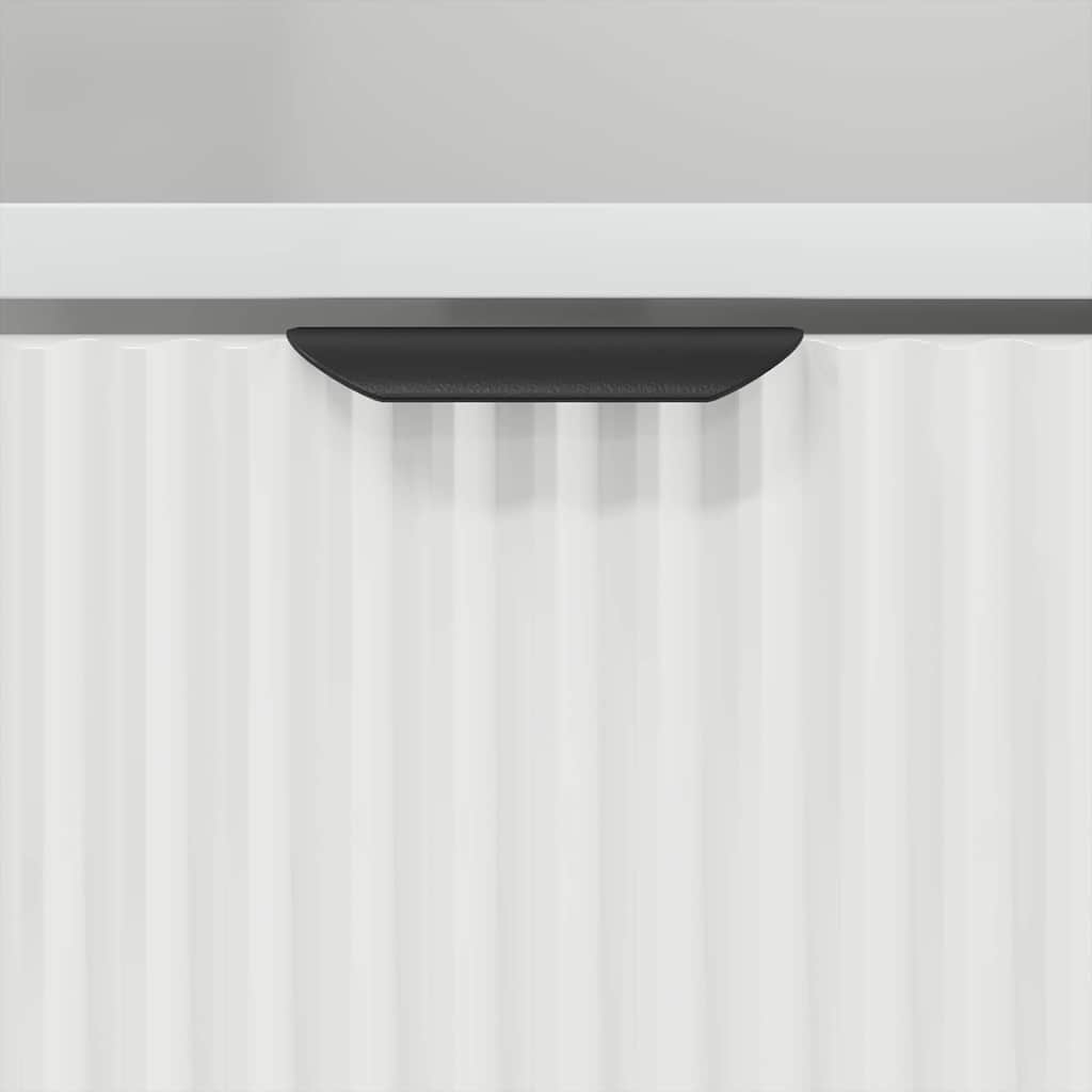 Nachttische 2 pcs Weiß 49 x 36 x 61 cm Holzwerkstoff