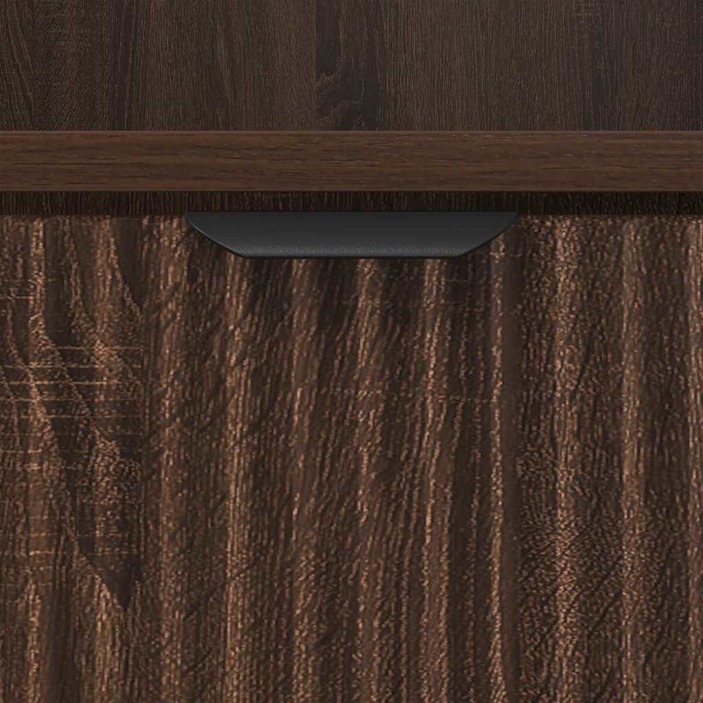 Nachttische 2 pcs Braun Eichen-Optik 49 x 36 x 61 cm