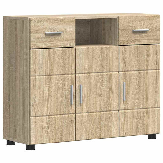 Sideboard Sonoma Eiche 88.5 x 30.5 x 73 cm Holzwerkstoff