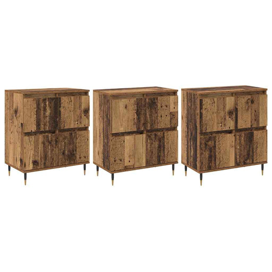 Sideboards 3 pcs Altholz 180 x 35 x 70 cm Holzwerkstoff