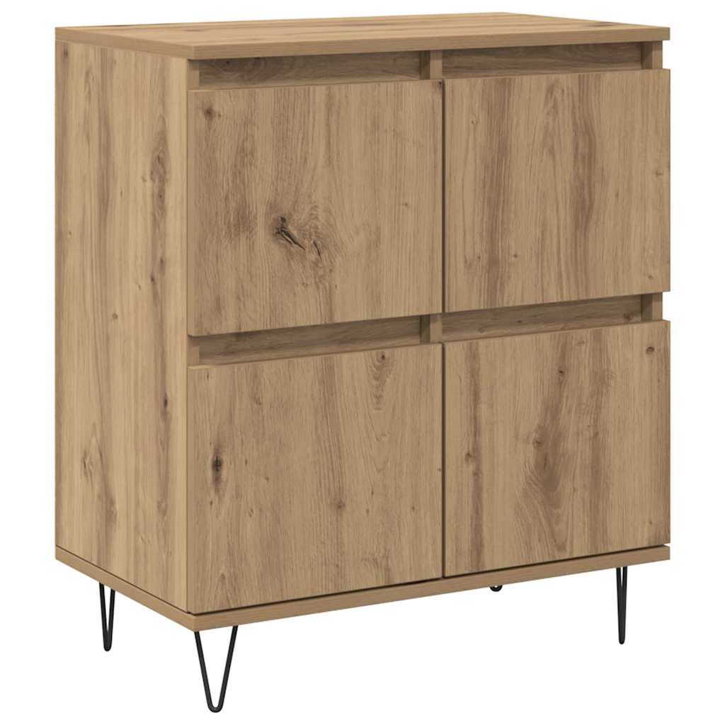 Sideboards 3 pcs Eiche handwerklich 180 x 35 x 70 cm