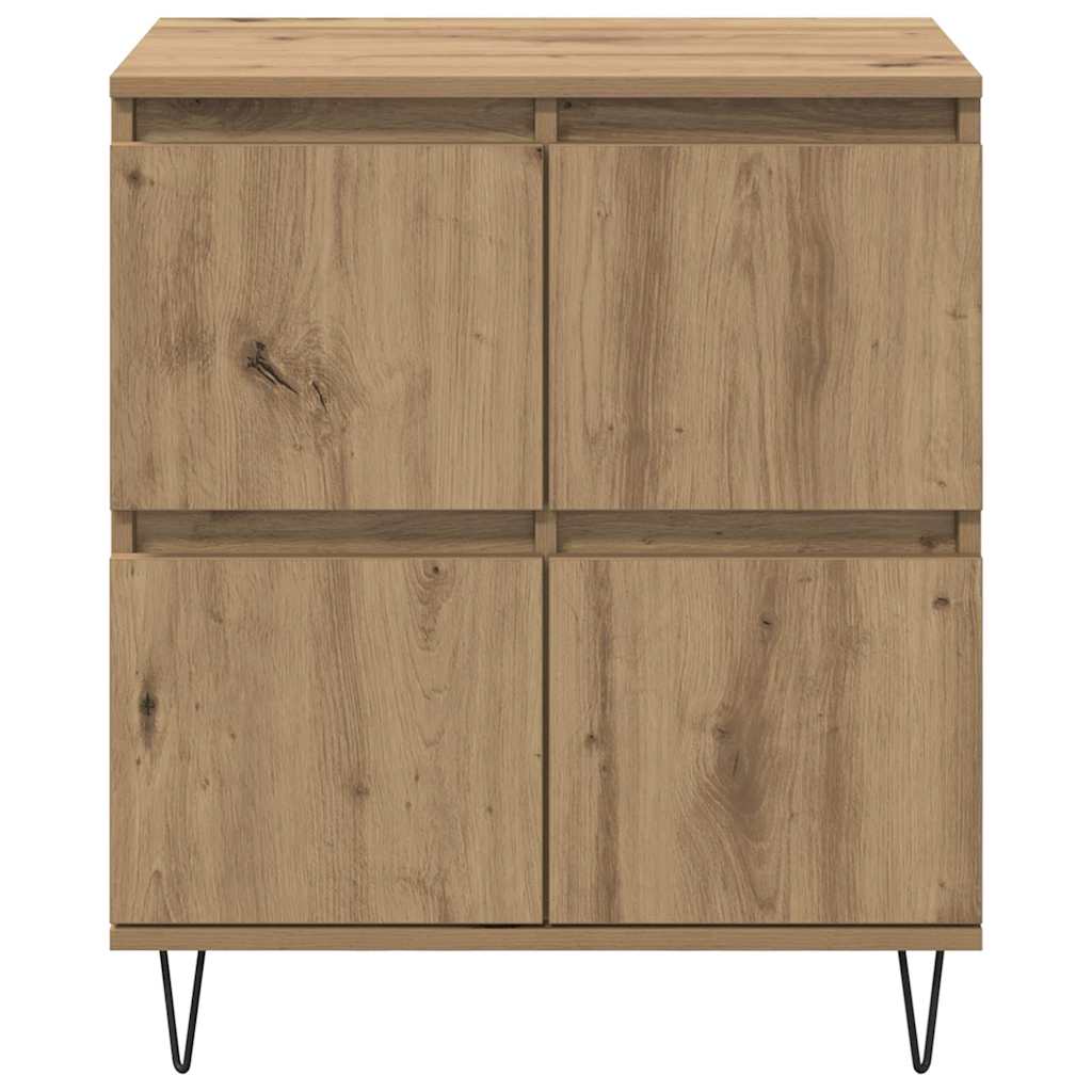 Sideboards 3 pcs Eiche handwerklich 180 x 35 x 70 cm