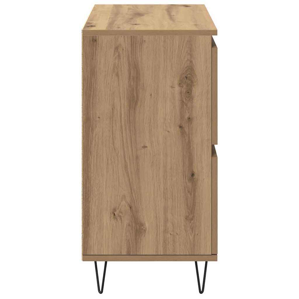 Sideboards 3 pcs Eiche handwerklich 180 x 35 x 70 cm