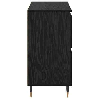 Sideboards 2 pcs Schwarze Eiche 120 x 35 x 70 cm Holzwerkstoff