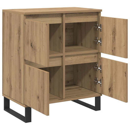 Sideboards 2 pcs Eiche handwerklich 120 x 35 x 70 cm