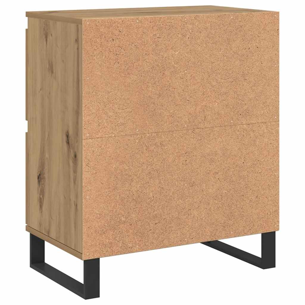 Sideboards 2 pcs Eiche handwerklich 120 x 35 x 70 cm