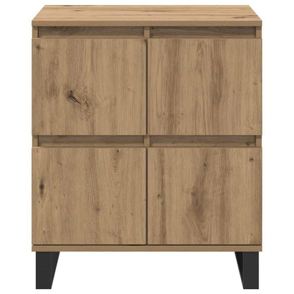 Sideboards 2 pcs Eiche handwerklich 120 x 35 x 70 cm