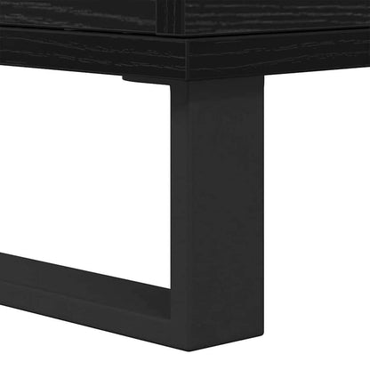 Sideboards 2 pcs Schwarze Eiche 120 x 35 x 70 cm Holzwerkstoff