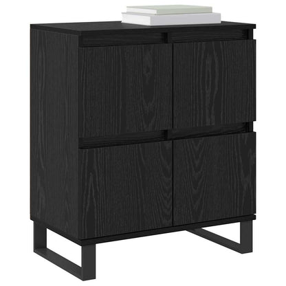 Sideboards 2 pcs Schwarze Eiche 120 x 35 x 70 cm Holzwerkstoff