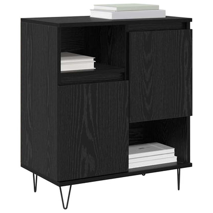 Sideboards 2 pcs Schwarze Eiche 120 x 35 x 70 cm Holzwerkstoff