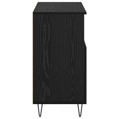 Sideboards 2 pcs Schwarze Eiche 120 x 35 x 70 cm Holzwerkstoff