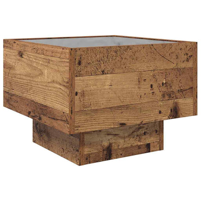 Badschrank Altholz 40 x 40 x 30 cm Ingenieurholz und Glas