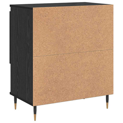 Sideboards 2 pcs Schwarze Eiche 120 x 35 x 70 cm Holzwerkstoff
