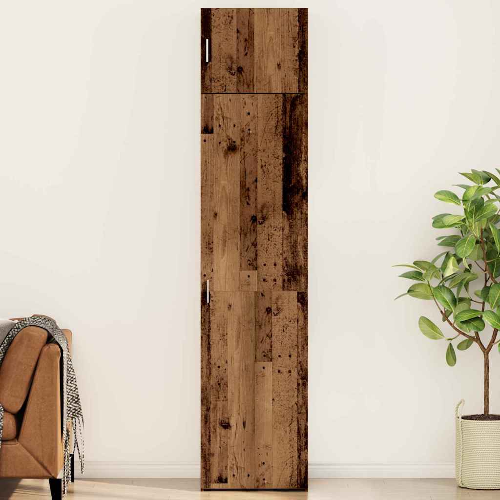 Aufbewahrungsschrank Altholz 50 x 41 x 225 cm Holzwerkstoff