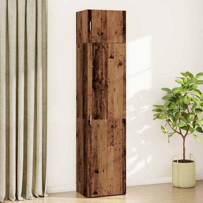 Aufbewahrungsschrank Altholz 50 x 41 x 225 cm Holzwerkstoff