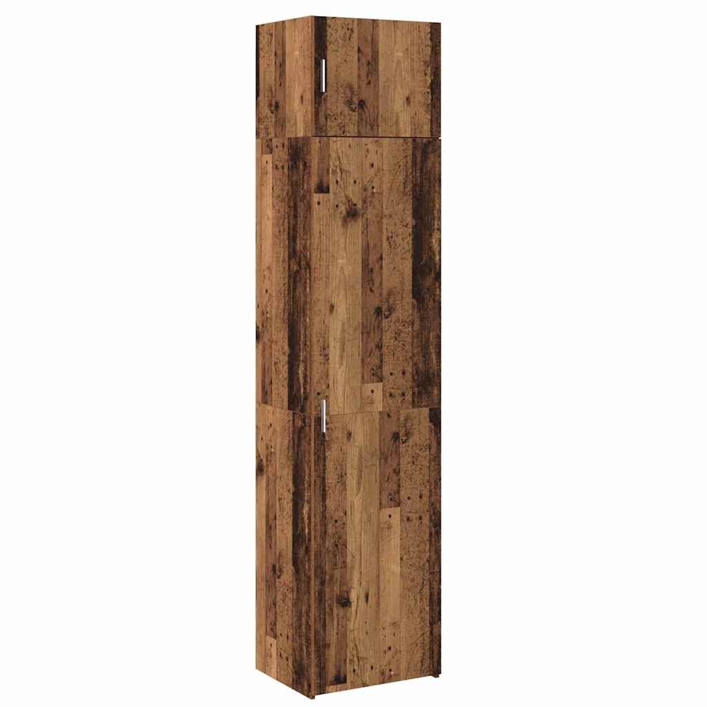 Aufbewahrungsschrank Altholz 50 x 41 x 225 cm Holzwerkstoff