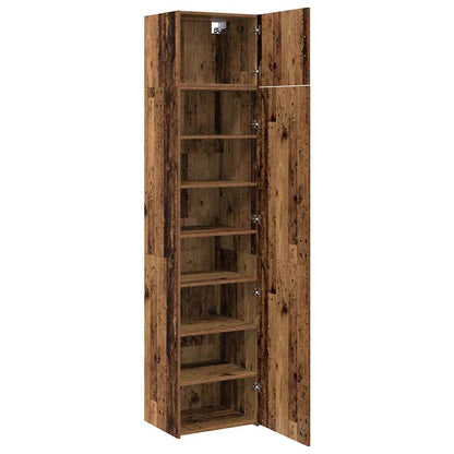 Aufbewahrungsschrank Altholz 50 x 41 x 225 cm Holzwerkstoff