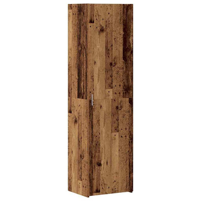 Aufbewahrungsschrank Altholz 50 x 41 x 225 cm Holzwerkstoff
