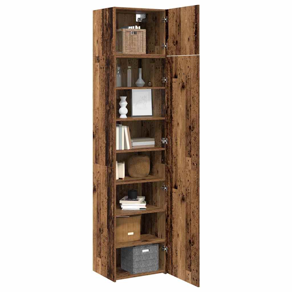 Aufbewahrungsschrank Altholz 50 x 41 x 225 cm Holzwerkstoff