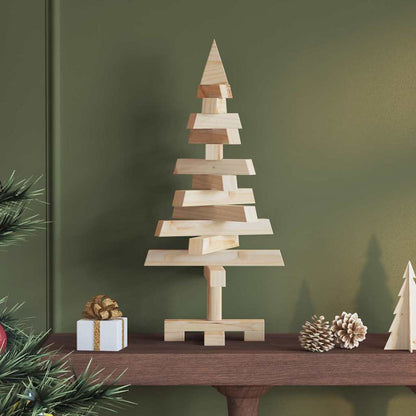 Weihnachtsbäume mit Ständer Natur 60 cm Massivholz Kiefer