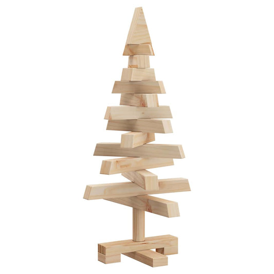 Weihnachtsbäume mit Ständer Natur 60 cm Massivholz Kiefer