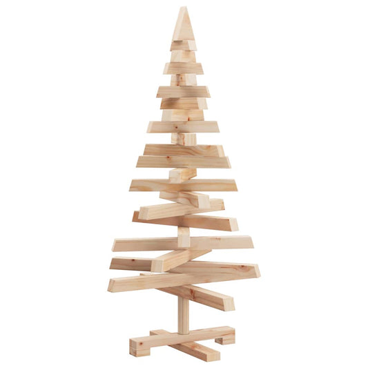 Weihnachtsbäume mit Ständer Natur 90 cm Massivholz Kiefer