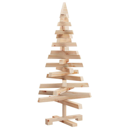 Weihnachtsbäume mit Ständer Natur 90 cm Massivholz Kiefer