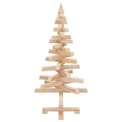 Weihnachtsbäume mit Ständer Natur 90 cm Massivholz Kiefer