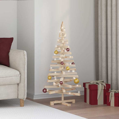 Weihnachtsbäume mit Ständer Natur 120 cm Massivholz Kiefer