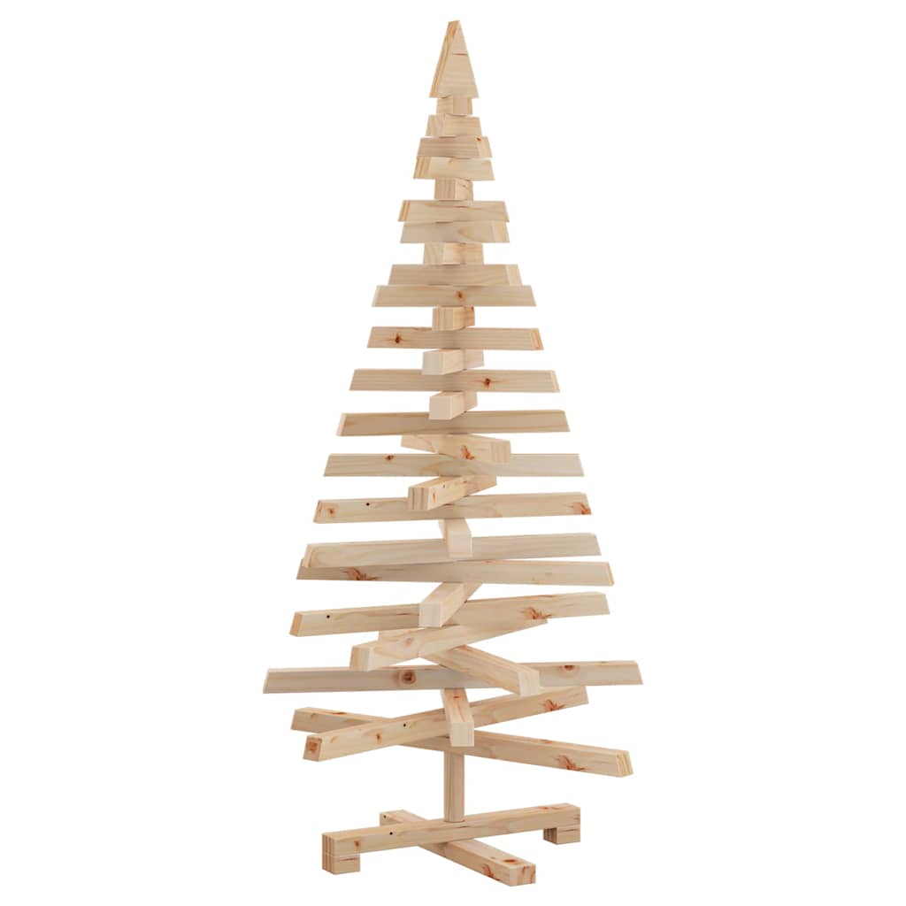 Weihnachtsbäume mit Ständer Natur 120 cm Massivholz Kiefer