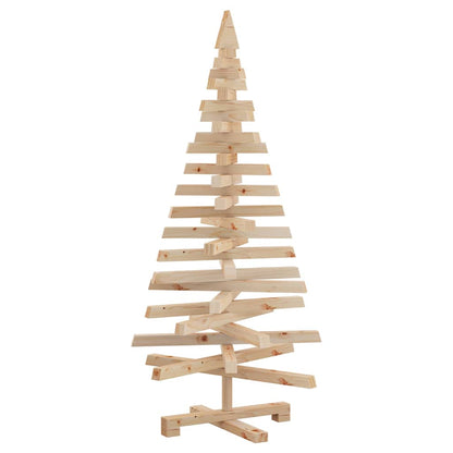 Weihnachtsbäume mit Ständer Natur 120 cm Massivholz Kiefer