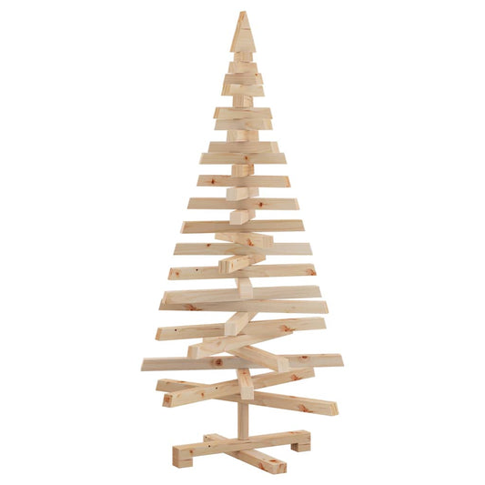 Weihnachtsbäume mit Ständer Natur 120 cm Massivholz Kiefer