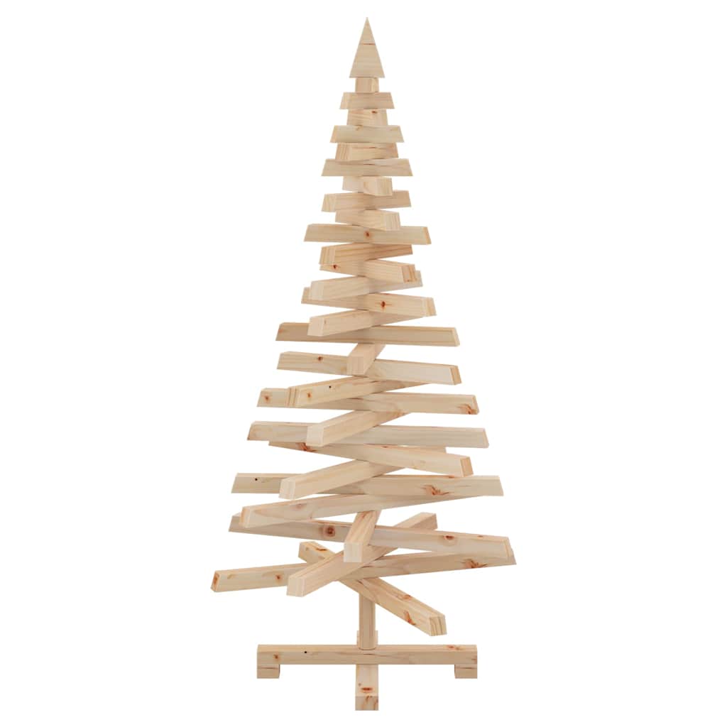 Weihnachtsbäume mit Ständer Natur 120 cm Massivholz Kiefer