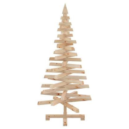 Weihnachtsbäume mit Ständer Natur 120 cm Massivholz Kiefer