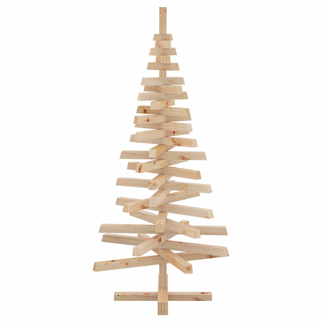 Weihnachtsbäume mit Ständer Natur 120 cm Massivholz Kiefer