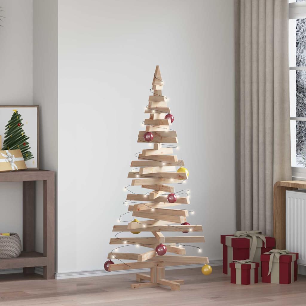 Weihnachtsbäume mit Ständer Natur 150 cm Massivholz Kiefer